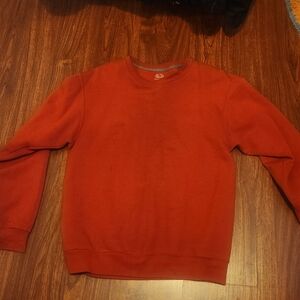 Fruit of the Loom Men's Vibrant Red Crewneck Sweater